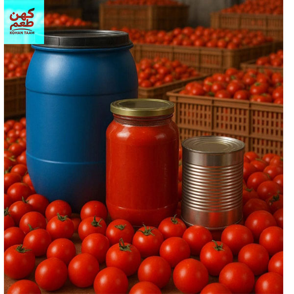 بهترین تامین کننده انواع رب گوجه