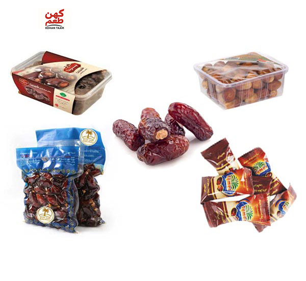 انواع بسته بندی خرما