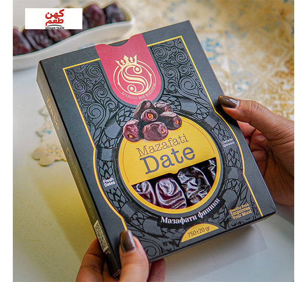 انواع بسته بندی لمینت و کارتنی خرما