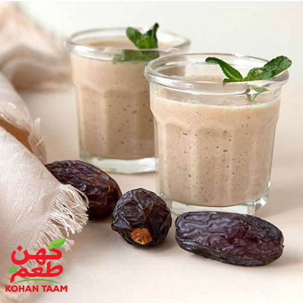 نوشیدنی انرژی زا با خرما و شیر