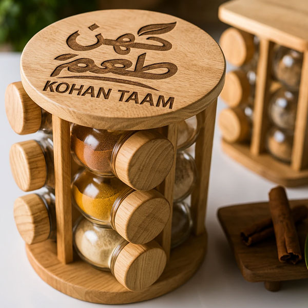 جا ادویه چوبی