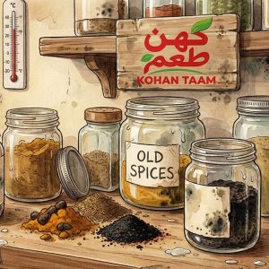 دلیل سیاه شدن ادویه ها