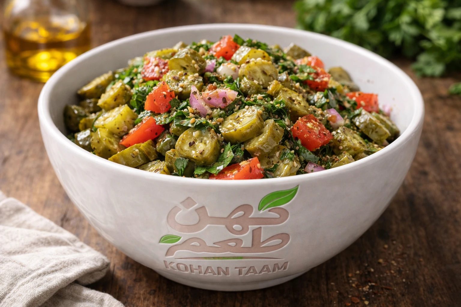 طرز تهیه سالاد خیارشور مخصوص مهمانی