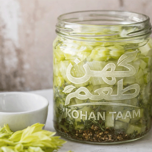 خرید عمده ترشی موسیر و کرفس با تخفیف ویژه همکاری