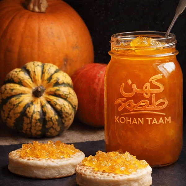 خرید مربای کدو حلوایی و پوست پرتقال