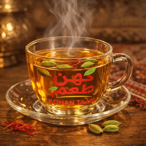 چای زعفران و هل؛ نوشیدنی گرم برای روزهای سرد