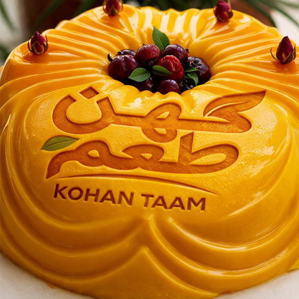 کرم کارامل زعفرانی