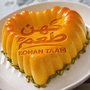 دسر کرم کارامل زعفرانی؛ تلفیق دسر فرانسوی با طعم ایرانی