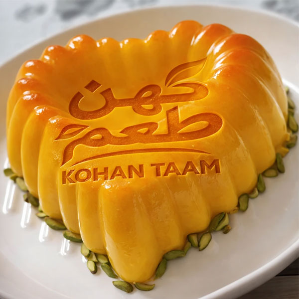 دسر کرم کارامل زعفرانی؛ تلفیق دسر فرانسوی با طعم ایرانی