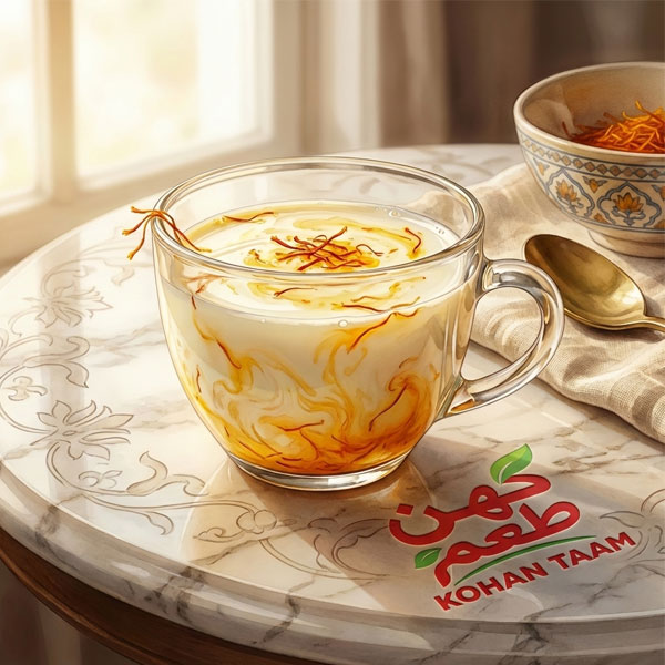 درمان بی‌خوابی با شیر و زعفران