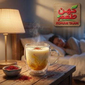 درمان بیخوابی با شیر و زعفران؛ جایگزین طبیعی قرص خواب