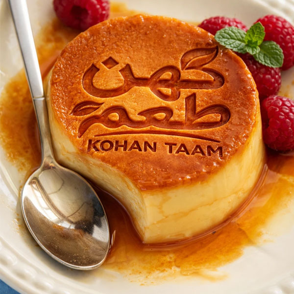 کرم کارامل زعفرانی