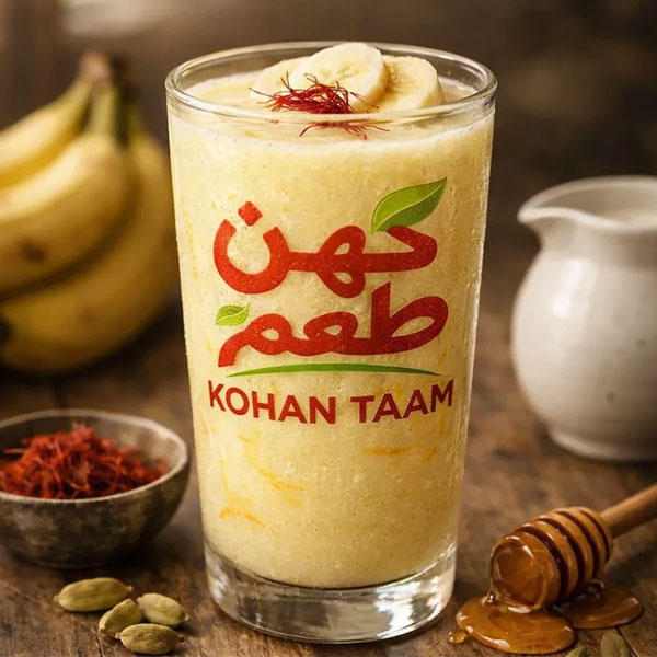 اسموتی موز و زعفران